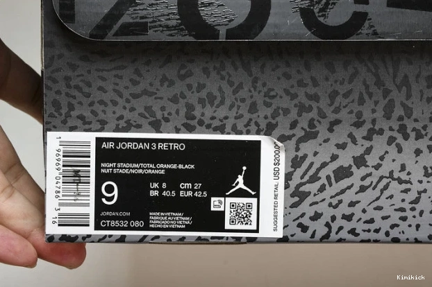 WellDesigned 533 Air 3 Pack" CT8532- Jordan "Fear 0611